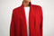 Charter Club Women's Shawl Collar Red Open-Front Textured Cardigan Shrug Top XL