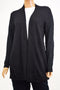 $109 Charter Club Women's Cashmere Black Open Front Luxury Cardigan Shrug Top S - evorr.com