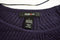 Style&Co Women's Scoop-Neck Long-Sleeve Purple Textured Knit Tunic Sweater Top L - evorr.com