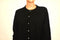 Karen Scott Women's Long-Sleeves Black Luxsoft Button-Down Cardigan Shrug Top L