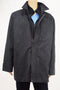 New Calvin Klein Men's Wool Blend Gray Zip Front Layered Car Coat Jacket XXL 2XL