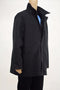 New Calvin Klein Men's Wool Blend Gray Zip Front Layered Car Coat Jacket XXL 2XL