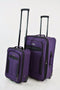 $340 Travel Select Segovia 2 Piece Set Luggage Travel Suitcase Purple Softcase