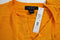 August Silk Women Long Sleeve Silk Blend Yellow Button-Down Cardigan Shrug Top L