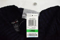 Style&Co Women's Mock Neck Blue Roll Tab Marled Ribbed Knit Tunic Sweater Top L - evorr.com