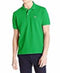 New Lacoste Men’s Short-Sleeve Green Embroidered Crocodile Pique Polo Shirt 6/XL