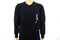 John Ashford Men's Long-Sleeves Black Striped Texture Cotton V-Neck Sweater XL - evorr.com