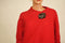 JM Collection Women's 3/4 Sleeve Wool Red Rhinestone Embellish Cardigan Jacket M