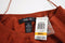 Style&Co Women's Boat-Neck 3/4 Sleeve Orange Ribbed-Trim Knit Sweater Top S - evorr.com