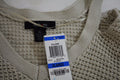 Style&Co Women V-Neck Long Sleeve Cotton Gray Cut-Out Knit Hi-Low Sweater Top XL - evorr.com