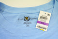 New Club Room Men's Cotton Blue Front-Pocket Long-Sleeves Crew Neck T-Shirt 2XL - evorr.com