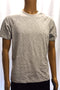 $75 New Theory Men's Short Sleeve Gray Cotton Blend Slub-Knit Crewneck T-Shirt M - evorr.com