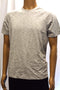 $75 New Theory Men's Short Sleeve Gray Cotton Blend Slub-Knit Crewneck T-Shirt M - evorr.com