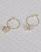 Accented Rhinestone Dangler Earrings