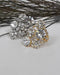 Adjustable Cluster Ring with Studded Crystals