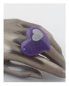 Adjustable heart shaped ring - evorr.com