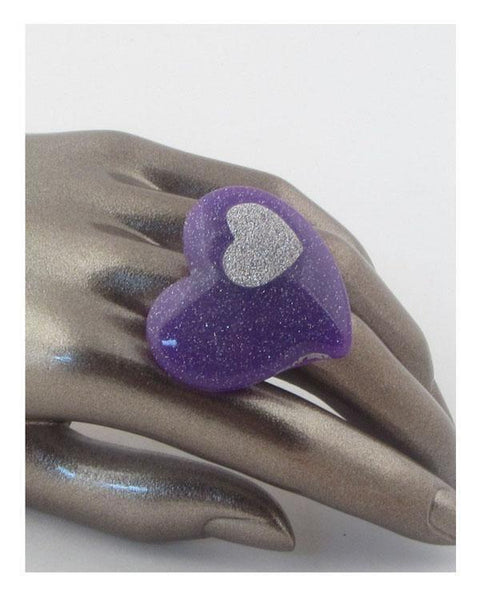 Adjustable heart shaped ring - evorr.com