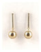 Ball drop earrings