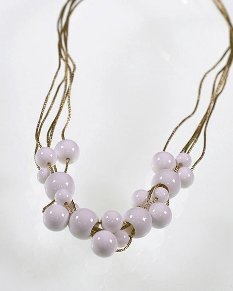 Beaded Necklace with Multiple Stand - evorr.com