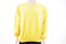 New Tommy Hilfiger Men's V-Neck Long Sleeves Pima Cotton Yellow Knit Sweater XL - evorr.com