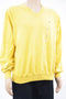 New Tommy Hilfiger Men's V-Neck Long Sleeves Pima Cotton Yellow Knit Sweater XL - evorr.com