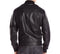 $129 Kenneth Cole Reaction Men's Black Seamed Faux Leather Bomber Jacket Coat XL - evorr.com