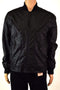 $129 Kenneth Cole Reaction Men's Black Seamed Faux Leather Bomber Jacket Coat XL - evorr.com