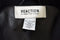 $129 Kenneth Cole Reaction Men's Black Seamed Faux Leather Bomber Jacket Coat XL - evorr.com