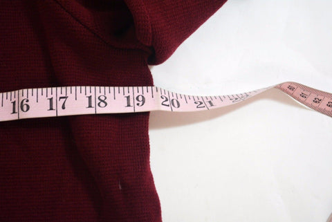 Charter Club Women Open-Front Cotton Red Faux Leather Trim Cardigan Shrug Top M