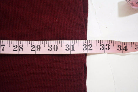 Charter Club Women Open-Front Cotton Red Faux Leather Trim Cardigan Shrug Top M