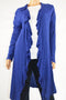 INC Concepts Women's Long-Sleeves Blue Open Front Ruffled Cardigan Shrug Top XL