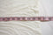 New Charter Club Womens 3/4 Sleeve Split Neck Stretch White Ruffled Blouse Top M - evorr.com