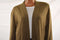 Karen Scott Women Long Sleev Brown Heather Open Front Rib Trim Cardigan Shrug XL