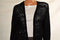 New JM Collection Women's 3/4 Sleeves Black Lace Crochet Duster Cardigan Shrug L