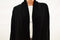 Karen Scott Women's Cotton Black Draped Open Front Cable Cardigan Shrug Plus 1X