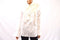 Lauren Ralph Lauren Womens Long Sleeve White Ruffled Button-Up Tunic Shirt Top L