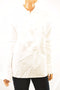 Lauren Ralph Lauren Womens Long Sleeve White Ruffled Button-Up Tunic Shirt Top L