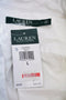 Lauren Ralph Lauren Womens Long Sleeve White Ruffled Button-Up Tunic Shirt Top L