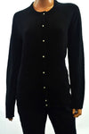 New Karen Scott Womens Long Sleeve Luxsoft Black Button Down Cardigan Sweater XL
