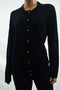 New Karen Scott Womens Long Sleeve Luxsoft Black Button Down Cardigan Sweater XL