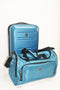 $340 TAG Vector II 2 Piece Set Carry On Hard Spinner Suitcase Luggage Blue Teal