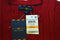 New Club Room Mens Crew Neck Long Sleeve Pima Cotton Red Cable Knit Sweater S - evorr.com