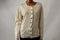 New Karen Scott Women's Heather Beige Button Front Knitted Cardigan Shrug Top XL