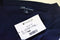 John Ashford Men's Long Sleeve Navy Blue Ribbed Cotton V-Neck Knitted Sweater XL - evorr.com