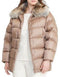 Lauren Ralph Lauren Women Beige Faux-Fur Puffer Quilted Down Coat Jacket Plus 3X