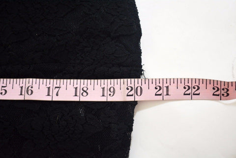 New INC Concepts Women's Stretch Black Open Front Lace Cardigan Shrug Petite M