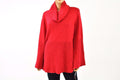 $69 Style&co Women's Bell Sleeve Red Cowl Neck Knit Tunic Sweater Top Plus 1X - evorr.com