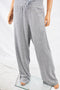 $99 New Calvin Klein Women's Gray Velour Pull On Drawstring Casual Pants Plus 1X