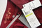 $108 Seven7 Women Red High Waist Colored Coated Pencil Slim Denim Jean Plus 18W - evorr.com