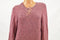 $79 Charter Club Women Long-Sleeve Pink Marled Lace-Up Tunic Sweater Top Plus 2X